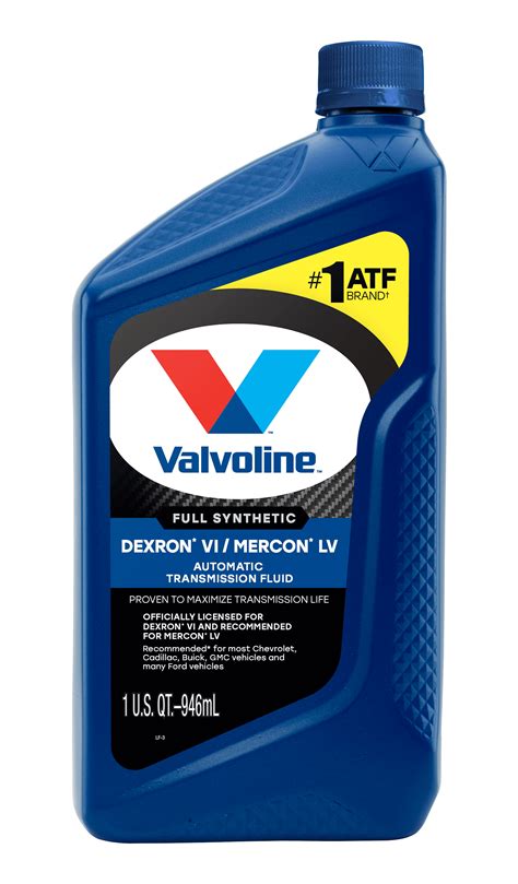 valvoline dexron vi automatic transmission fluid 1 gallon|valvoline dexron vi full synthetic.